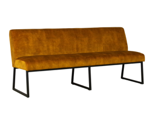 Okergele eetkamerbank 190 cm