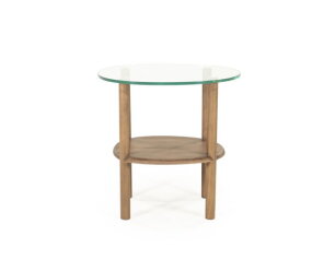 Bijzettafel Cleo 50x45cm - lichtbruin | Eleonora