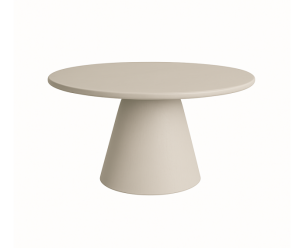 Mello Eetkamertafel rond beige 130 cm