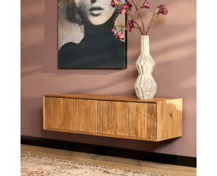 Zwevend tv meubel Madison Naturel | 120 cm