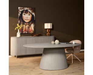 Eettafel Solana | 240 cm | Ovaal | Taupe