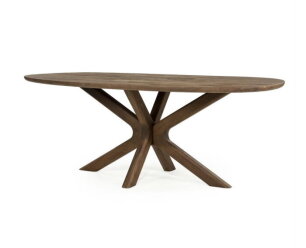 Eettafel Tycho 210x110cm - lichtbruin | Eleonora