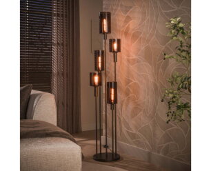 Vloerlamp Sepiora 5L - Sienna bruin