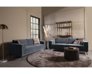 Leeds  3 + 2 5-seater - City 464 Black Blue