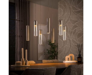 Hanglamp Lungo 4+3L - Beige