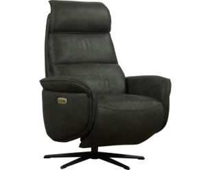 Elektrische relaxfauteuil Teye Bull Antraciet 67 met 2 motoren en accu