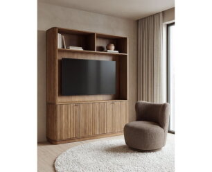 DTP home Lagoon tv-kast teakhout naturel - 170 x 40 x 210 cm