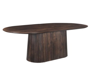 Eettafel Salvator ovaal 230 cm - Walnut | Livingfurn