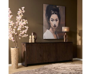 Dressoir Dallas Bruin Mangohout 210 cm