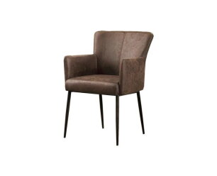 Ibiza Armstoel - fabric Savannah dark brown