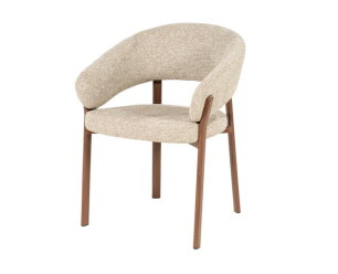 Chair Sedia with armrest - brown | BY-BOO