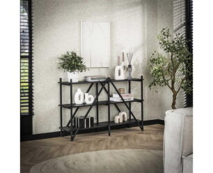 Wandrek 130cm 3 laags Piega - Grijs