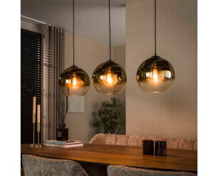 Hanglamp Bubble Shaded 3L - Goud