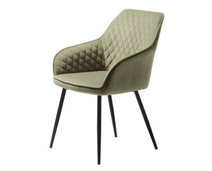 MILTON ARMCHAIR OLIVE GREEN VELVET