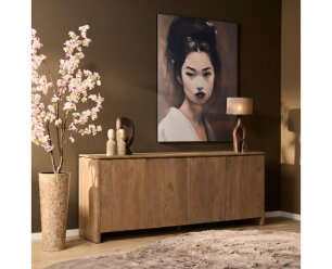 Dressoir Dallas Naturel Mangohout 210 cm