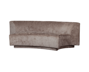 POPULAR 2-ZITS BANKJE TAUPE - BePureHome