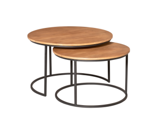 Salontafel Madison Natural | 70 cm | Set van 2