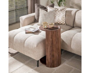 Overzettafel Carry - Massief acacia bruin