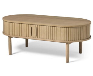 Salontafel Meta ovaal eikenhyout 60x120 cm