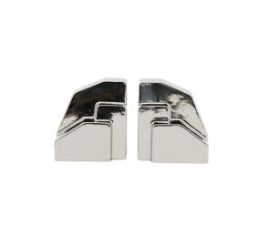 Bookend Silv - silver | BY-BOO