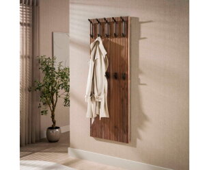 Kapstok Panel hoog 10H - Massief acacia bruin