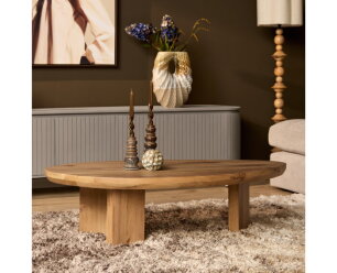 Salontafel Zillah | 130 cm | Naturel Eiken