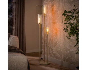 Vloerlamp Sepiora 3L - Beige