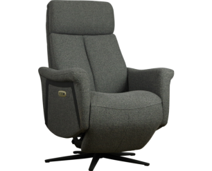 Elektrische relaxfauteuil Tanja Rhythm Antraciet 67 met sta-op functie en accu