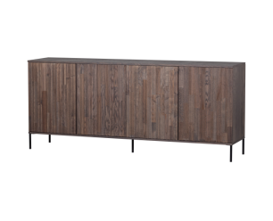 New Gravure Dressoir 200 Cm Essen Fineer Espresso [fsc] - WOOOD Exclusive