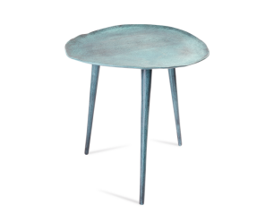 Blue Patina Side Table 46