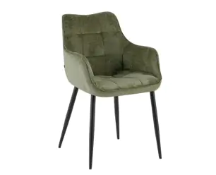 Eetkamerstoel Lucille Arm Perfect Harmony 39 Groen