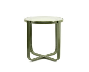 Side table Groovy 42.5x42.5cm - groen | BY-BOO