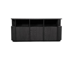 Dressoir Oslo 203x42cm - zwart | Eleonora