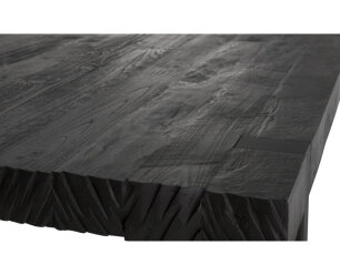 Timeless Black eettafel Beam 225 cm