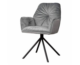 Palma Armstoel - fabric Bluvel 14 grey