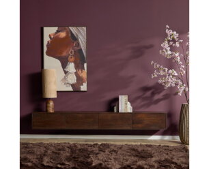 Zwevend tv meubel Vision Brown | 240 cm