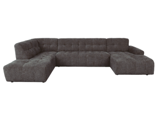 Memphis Chaise R - 3-seater - Ottoman L - Haga 16 charcoal