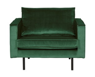 Rodeo Fauteuil Velvet Green Forest - BePureHome