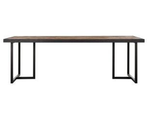 Dining table Criss Cross rectangular,78x240x100 cm, mixed wood