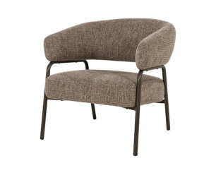 Fauteuil Fabrice - bruin | Eleonora