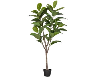 Rubberboom Kunstplant Groen 135cm - WOOOD