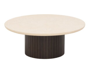Coffee table Maroon round,35x&Oslash;90 cm, mahogany + mortex