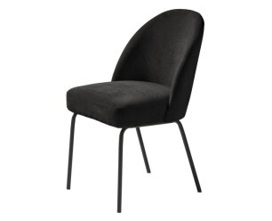 CRESTON CHAIR ALMOST BLACK CHENILLE