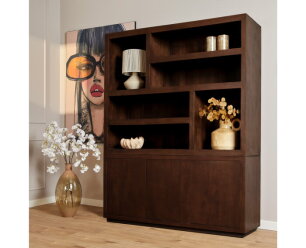 Vakkenkast Brussel Brown XL | 160 cm