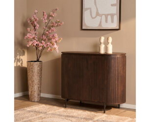 Kabinet kast Solana Bruin Mangohout 115 cm