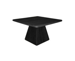 Asti Eetkamertafel vierkant zwart 130 cm