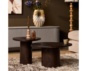 Salontafel Mirre | Brown | Set van 2