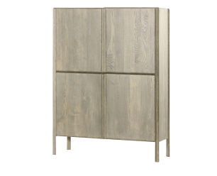 Amalfi Opbergkast white wash 120 cm