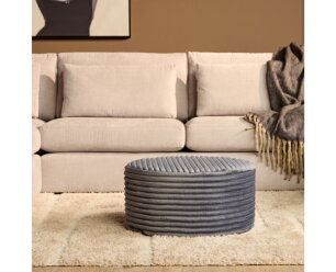 My Sofa Hocker | Rond | 60 cm | Tilia 85 | Antraciet