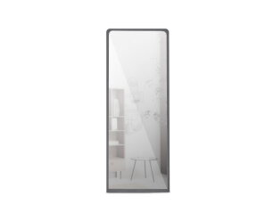 Cliff Passpiegel Metaal Zwart 130x50cm - WOOOD